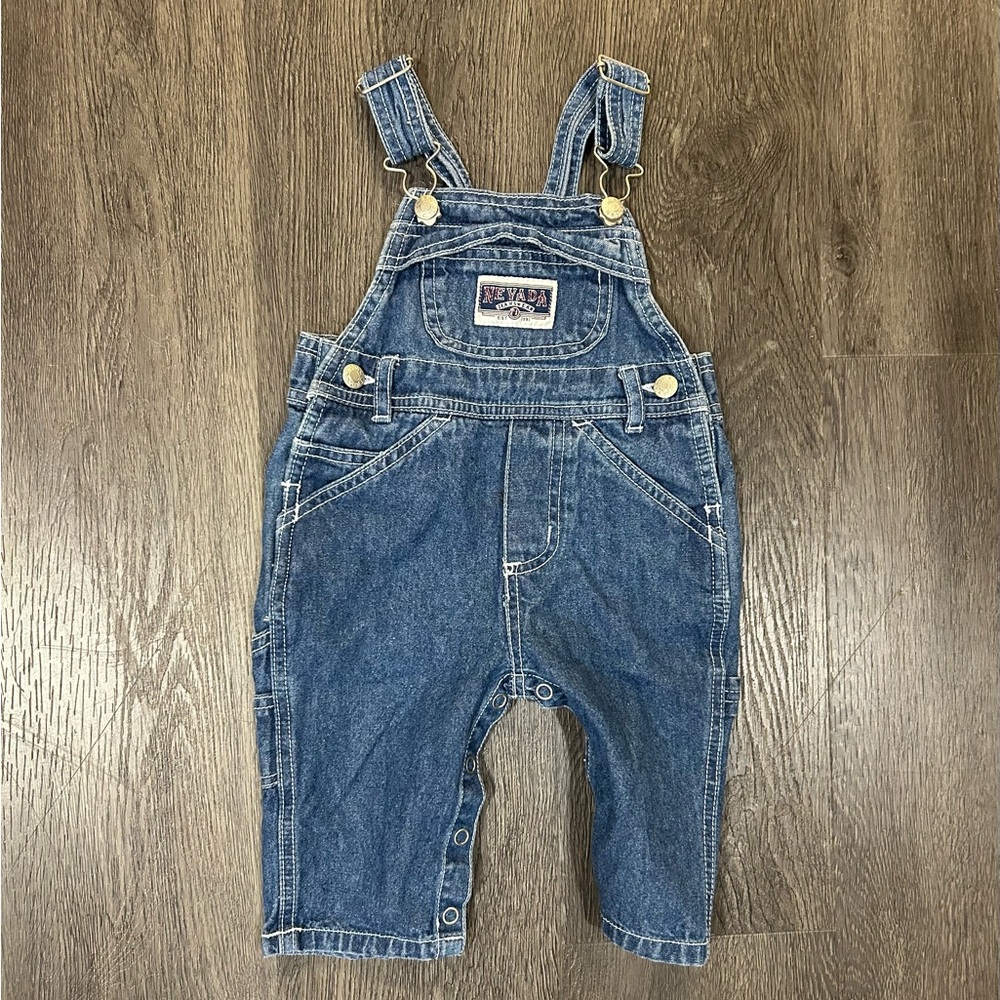 6 Month Vintage Denim Nevada Overalls